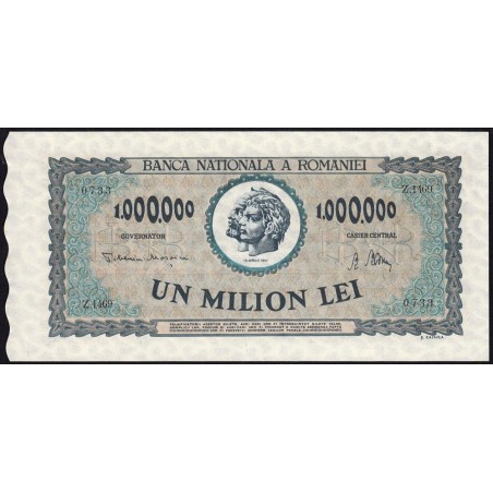 Roumanie - Pick 60a - 1'000'000 lei - Série Z.1469 - 16/04/1947 - Etat : NEUF