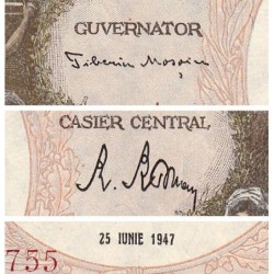 Roumanie - Pick 61a - 5'000'000 lei - Série B/1 - 25/06/1947 - Etat : SUP à SUP+