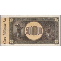 Roumanie - Pick 61a - 5'000'000 lei - Série C/1 - 25/06/1947 - Etat : SPL