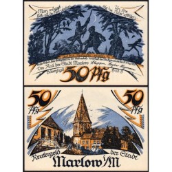 Allemagne - Notgeld - Marlow - 50 pfennig - 1922 - Etat : pr.NEUF