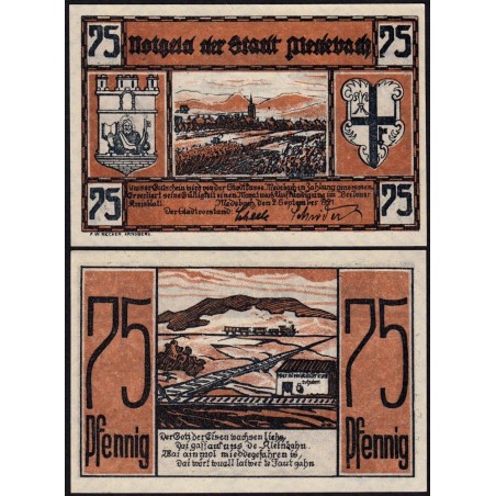 Allemagne - Notgeld - Medebach - 75 pfennig - 02/09/1921 - Etat : NEUF