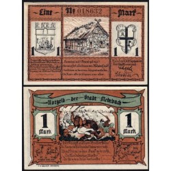 Allemagne - Notgeld - Medebach - 1 mark - 02/09/1921 - Etat : NEUF
