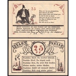 Allemagne - Notgeld - Melle - 25 pfennig - Type 1 - 11/1920 - Etat : NEUF