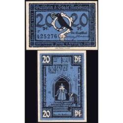 Allemagne - Notgeld - Merseburg - 20 pfennig - Lettre r - 01/05/1921 - Etat : NEUF