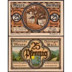 Allemagne - Notgeld - Meura - 25 pfennig - 01/05/1921 - Etat : NEUF