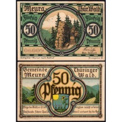 Allemagne - Notgeld - Meura - 50 pfennig - 01/05/1921 - Etat : NEUF