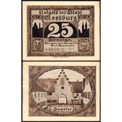 Allemagne - Notgeld - Moosburg - 25 pfennig - Type 1 - 01/02/1921 - Etat : SUP+