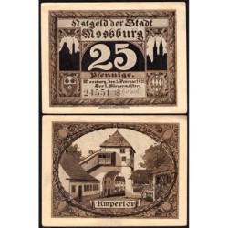 Allemagne - Notgeld - Moosburg - 25 pfennig - Type 2 - 01/02/1921 - Etat : TTB+