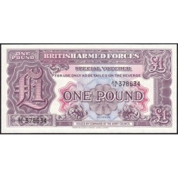 Grande-Bretagne - Billet militaire - Pick M22a - 1 pound - Série AA/10 - 1948 - Etat : NEUF