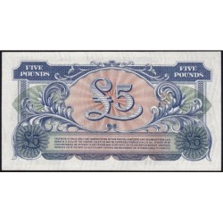 Grande-Bretagne - Billet militaire - Pick M23a - 5 pounds - Série EE/1 - 1959 - Etat : NEUF