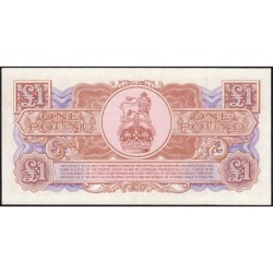 Grande-Bretagne - Billet militaire - Pick M29 - 1 pound - Série E/1 - 1956 - Etat : SUP