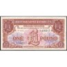 Grande-Bretagne - Billet militaire - Pick M29 - 1 pound - Série E/2 - 1956 - Etat : TTB-