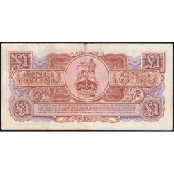 Grande-Bretagne - Billet militaire - Pick M29 - 1 pound - Série E/2 - 1956 - Etat : TTB-