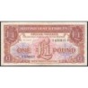 Grande-Bretagne - Billet militaire - Pick M29 - 1 pound - Série E/2 - 1956 - Etat : TTB