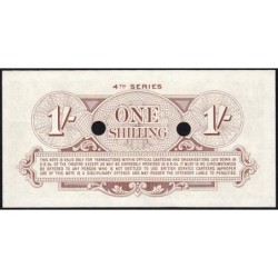 Grande-Bretagne - Billet militaire - Pick M32b - 1 shilling - 1962 - Annulé - Etat : NEUF