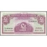 Grande-Bretagne - Billet militaire - Pick M36a - 1 pound - Série K/2 - 1962 - Etat : SPL