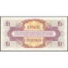 Grande-Bretagne - Billet militaire - Pick M36a - 1 pound - Série K/2 - 1962 - Etat : SPL