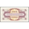 Grande-Bretagne - Billet militaire - Pick M36a - 1 pound - Série K/3 - 1962 - Etat : NEUF