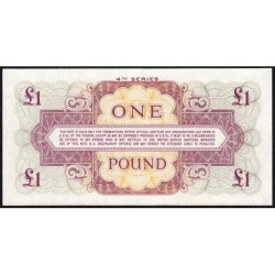 Grande-Bretagne - Billet militaire - Pick M36a - 1 pound - Série K/3 - 1962 - Etat : NEUF