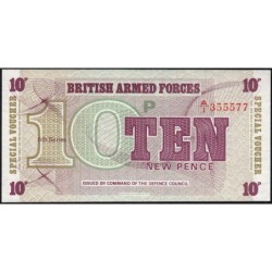 Grande-Bretagne - Billet militaire - Pick M48 - 10 new pence - Série A/1 - 1972 - Etat : NEUF