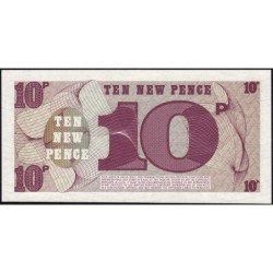 Grande-Bretagne - Billet militaire - Pick M48 - 10 new pence - Série A/1 - 1972 - Etat : NEUF