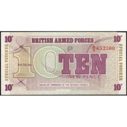 Grande-Bretagne - Billet militaire - Pick M48 - 10 new pence - Série A/2 - 1972 - Etat : SPL+