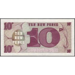 Grande-Bretagne - Billet militaire - Pick M48 - 10 new pence - Série A/3 - 1972 - Etat : NEUF