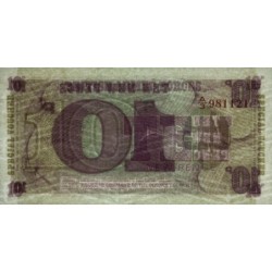 Grande-Bretagne - Billet militaire - Pick M48 - 10 new pence - Série A/3 - 1972 - Etat : NEUF