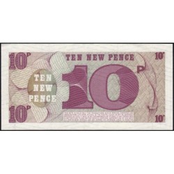 Grande-Bretagne - Billet militaire - Pick M48 - 10 new pence - Série A/5 - 1972 - Etat : NEUF
