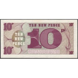 Grande-Bretagne - Billet militaire - Pick M48 - 10 new pence - Série A/5 - 1972 - Etat : NEUF