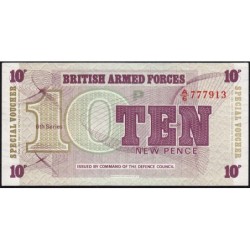 Grande-Bretagne - Billet militaire - Pick M48 - 10 new pence - Série A/6 - 1972 - Etat : NEUF