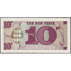 Grande-Bretagne - Billet militaire - Pick M48 - 10 new pence - Série A/6 - 1972 - Etat : NEUF