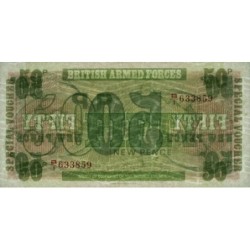 Grande-Bretagne - Billet militaire - Pick M49 - 50 new pence - Série B/1 - 1972 - Etat : NEUF