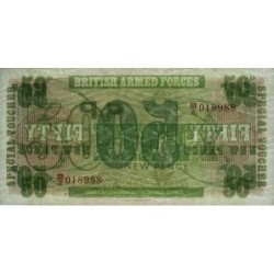 Grande-Bretagne - Billet militaire - Pick M49 - 50 new pence - Série B/2 - 1972 - Etat : NEUF