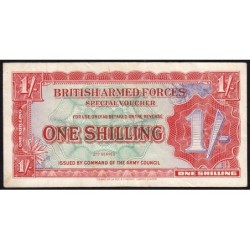 Grande-Bretagne - Billet militaire - Pick M18a - 1 shilling - Sans série - 1948 - Etat : TTB