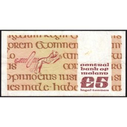 Irlande - Pick 71d - 5 pounds - Série AGF - 18/10/1985 - Etat : TTB-
