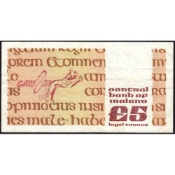 Irlande - Pick 71d - 5 pounds - Série GIF - 16/04/1987 - Etat : TB