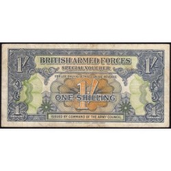 Grande-Bretagne - Billet militaire - Pick M11a - 1 shilling - Sans série - 1946/1947 - Etat : TB