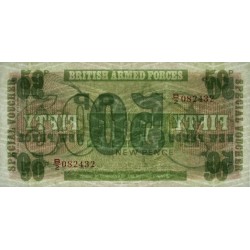 Grande-Bretagne - Billet militaire - Pick M49 - 50 new pence - Série B/2 - 1972 - Etat : NEUF