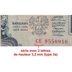 Pologne - Pick 137_3a1 - 20 zlotych - Série CE - 01/07/1948 - Etat : TB-
