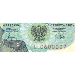 Pologne - Pick 148a - 10 zlotych - Série L - 01/06/1982 - Etat : pr.NEUF