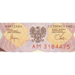 Pologne - Pick 149b - 20 zlotych - Série AM - 01/06/1982 - Etat : SPL