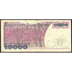 Pologne - Pick 151b_2 - 10'000 zlotych - Série DA - 01/12/1988 - Etat : TB+