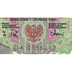 Pologne - Pick 151b_2 - 10'000 zlotych - Série DA - 01/12/1988 - Etat : TB+