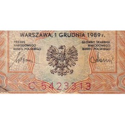 Pologne - Pick 153a_1 - 50'000 zlotych - Série C - 01/12/1989 - Etat : B