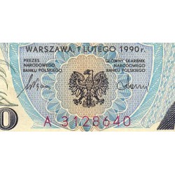 Pologne - Pick 154a_1 - 100'000 zlotych - Série A - 01/02/1990 - Etat : TB