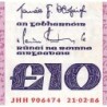 Irlande - Pick 72b - 10 pounds - Série JHH - 21/02/1986 - Etat : TTB