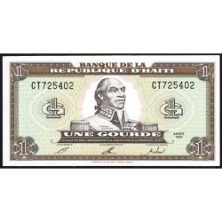 Haïti - Pick 259b - 1 gourde - Série CT - 1993 - Etat : SUP