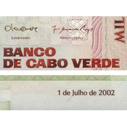 Cap-Vert - Pick 65b - 1'000 escudos - Série HU - 01/07/2002 - Etat : NEUF
