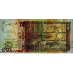 Cap-Vert - Pick 65b - 1'000 escudos - Série HU - 01/07/2002 - Etat : NEUF